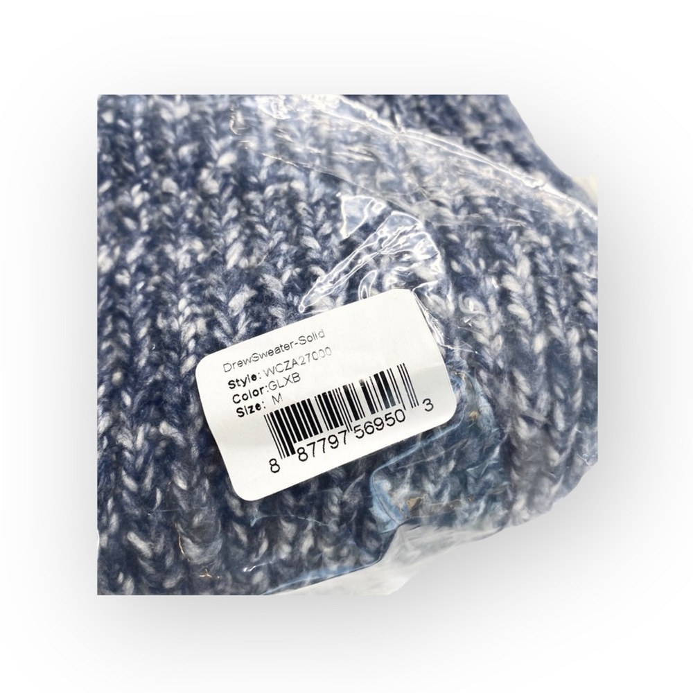 new Wildfox ❤︎ Drew Reversible Cozy Chunky Knit Sweater ❤︎ Galaxy Blue ❤︎ Medium - Picture 8 of 16